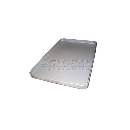 Bayhead Products Rotationally Molded Plastic Tray 38 x 26 x 2-1/2 Gray PBL-7